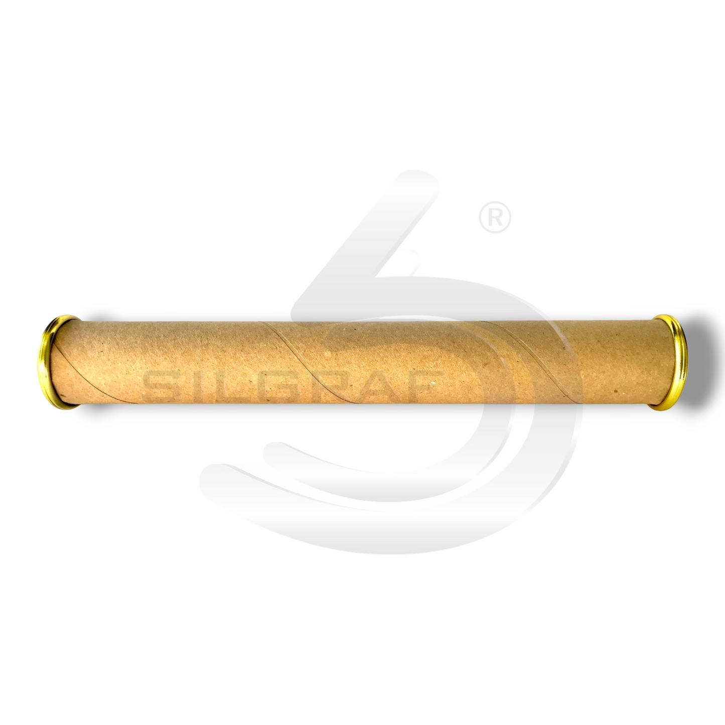 Canudo de Formatura Cru + Ponteiras 27x3,6 cm