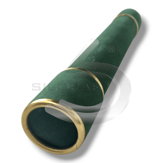 Canudo Tradicional em  Camurça Verde Musgo
